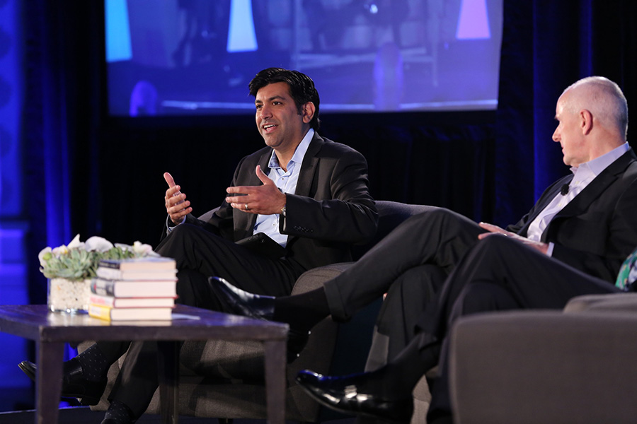 Aneesh Chopra on Stage at Summit